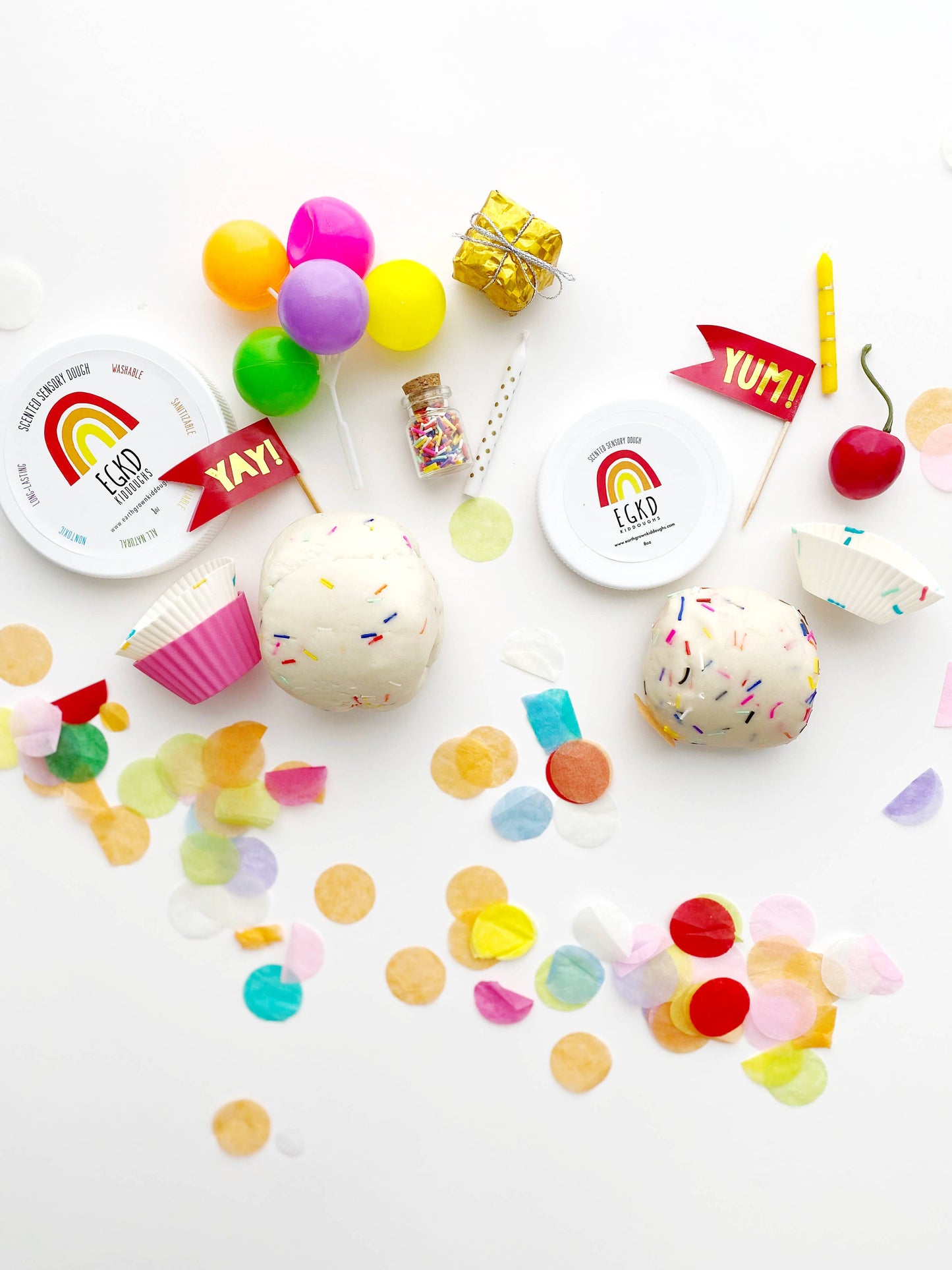 Mini Celebration (Confetti Sprinkle) Play Dough-To-Go Kit