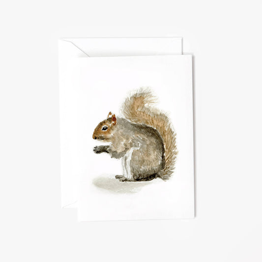 Squirrel mini notecard