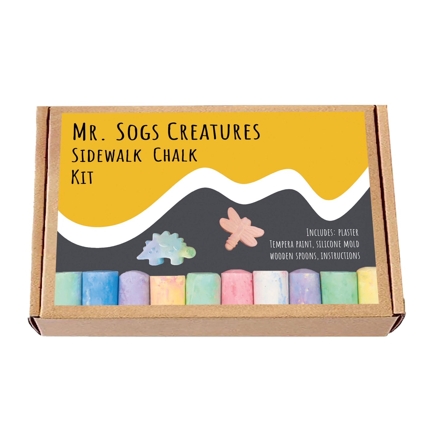 DIY Sidewalk Chalk Kit