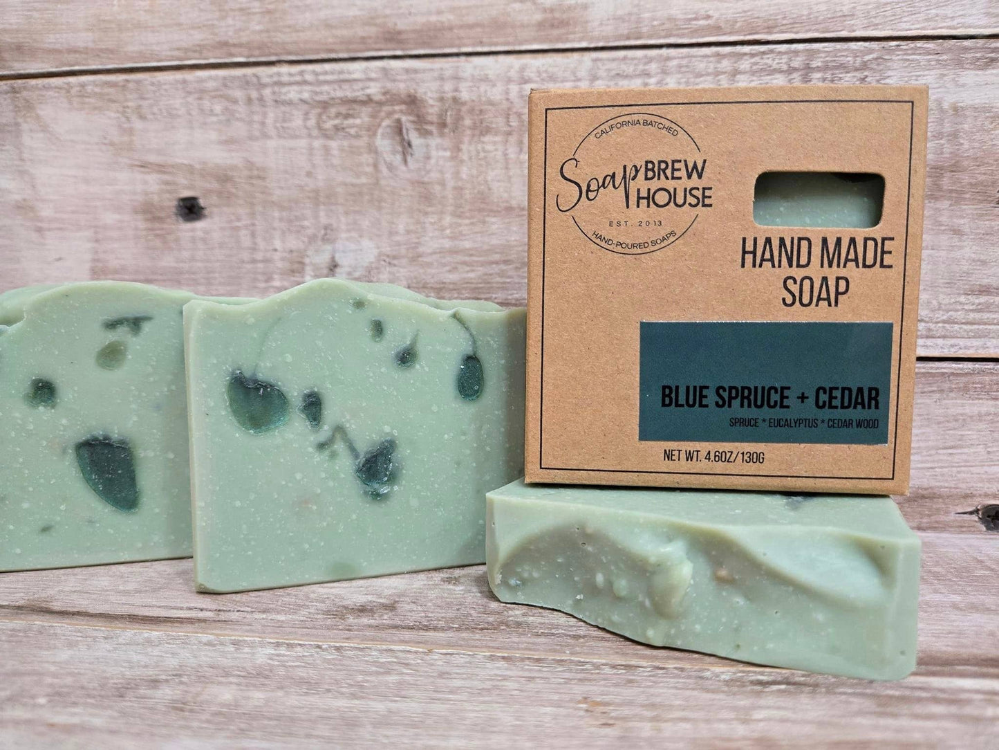 Blue Spruce + Cedar Bar Soap