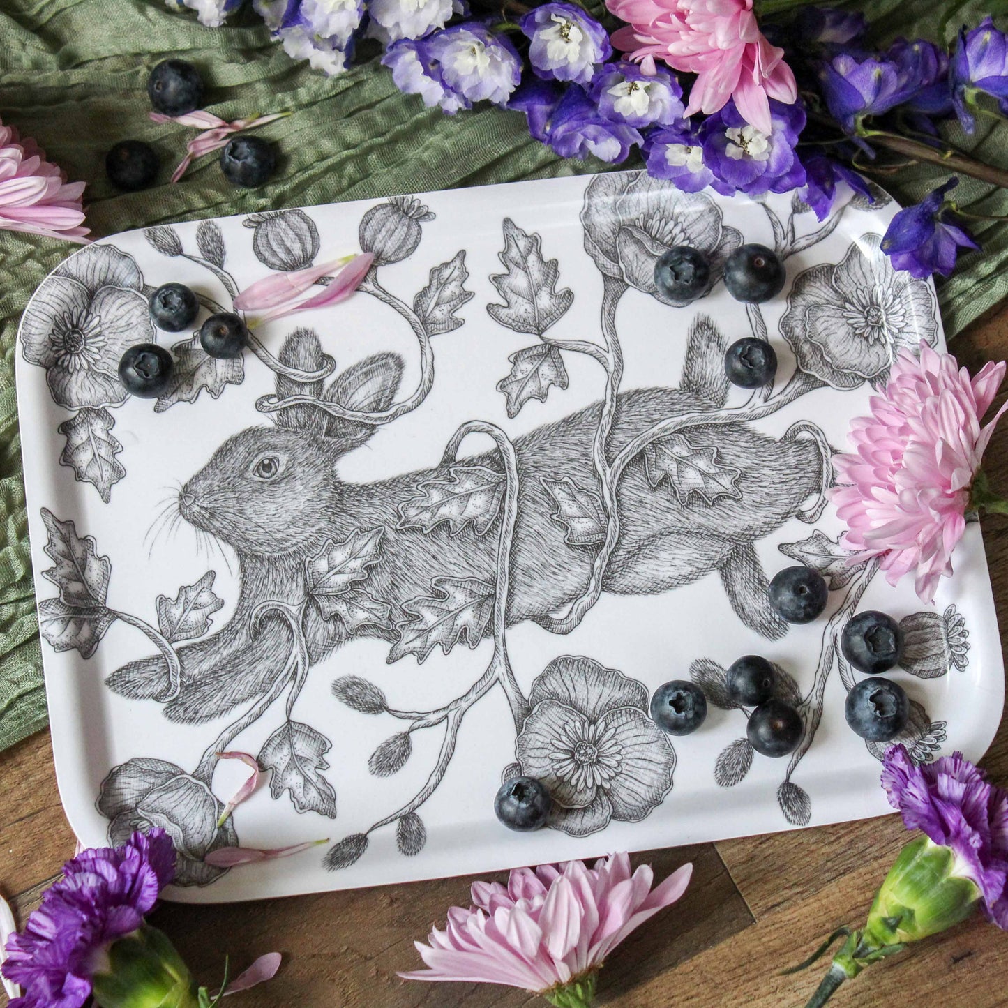 Rabbit Birch Tray
