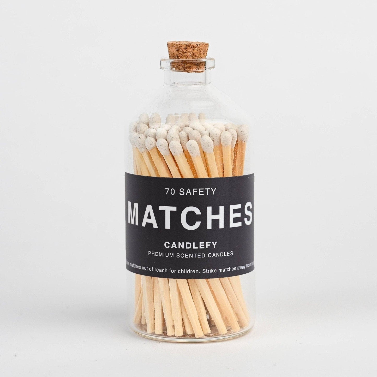 Decorative Matches in Glass Bottle