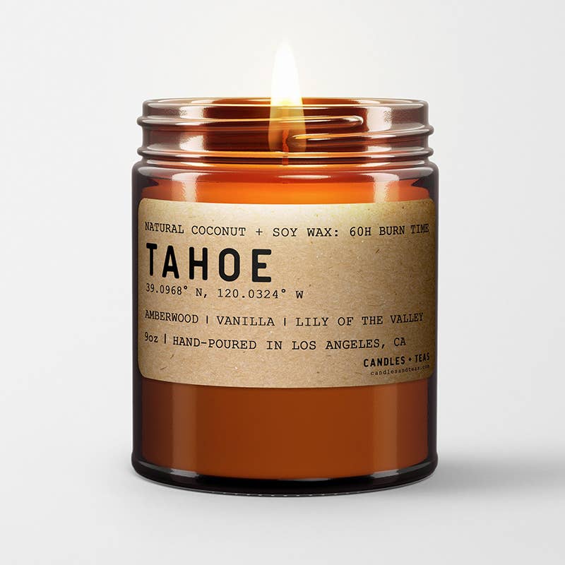 Lake Tahoe California Candle