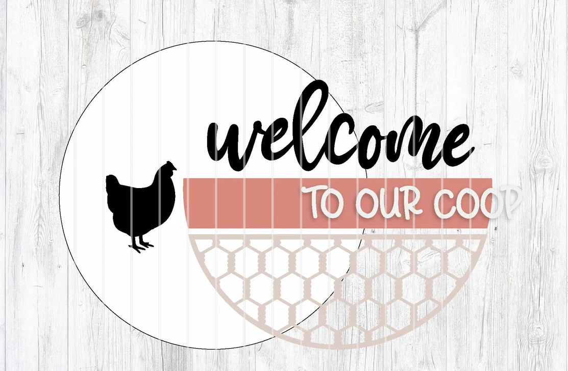 Welcome to our Coop Door Hanger DiY