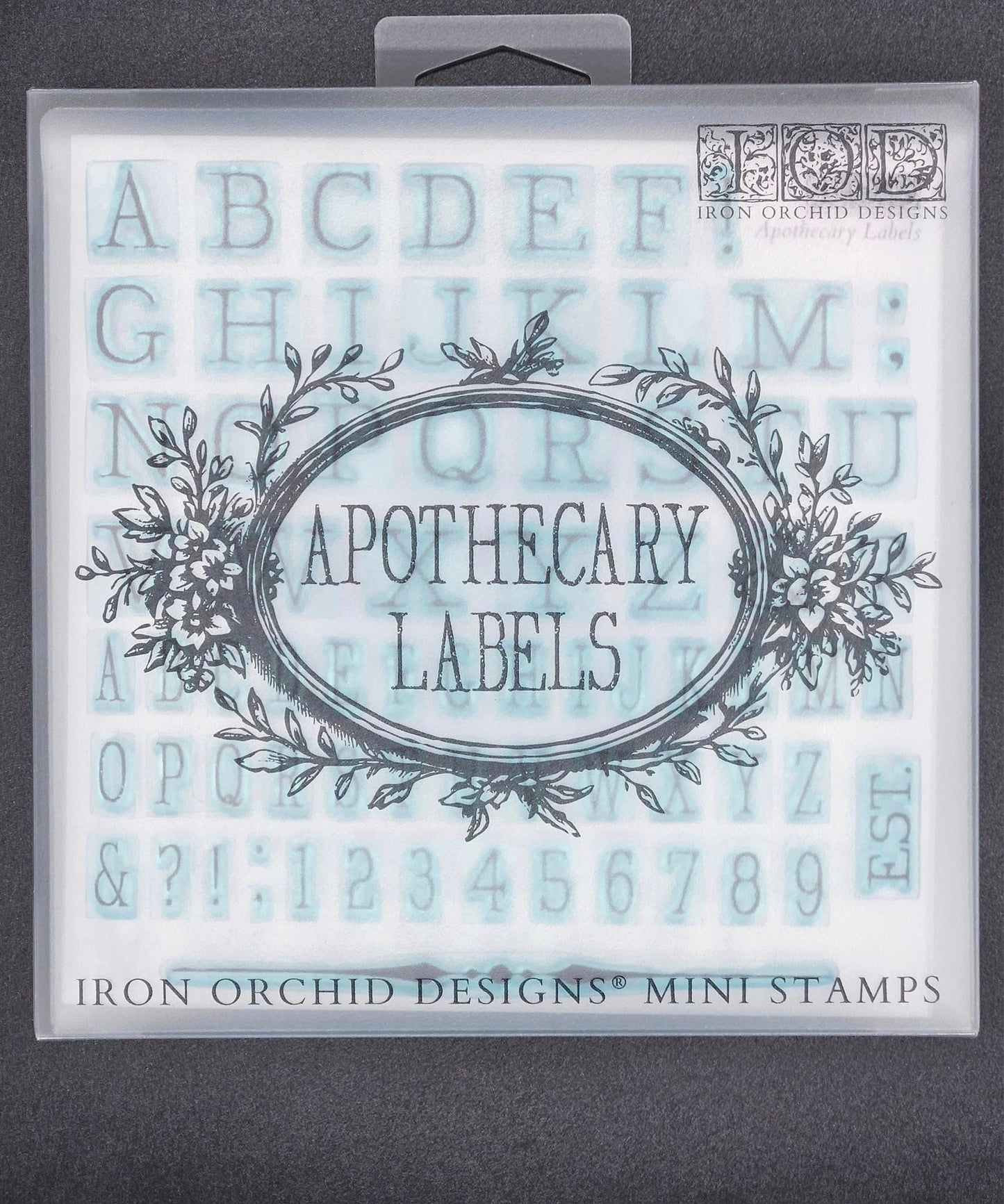 Apothecary Labels Mini Stamp Set