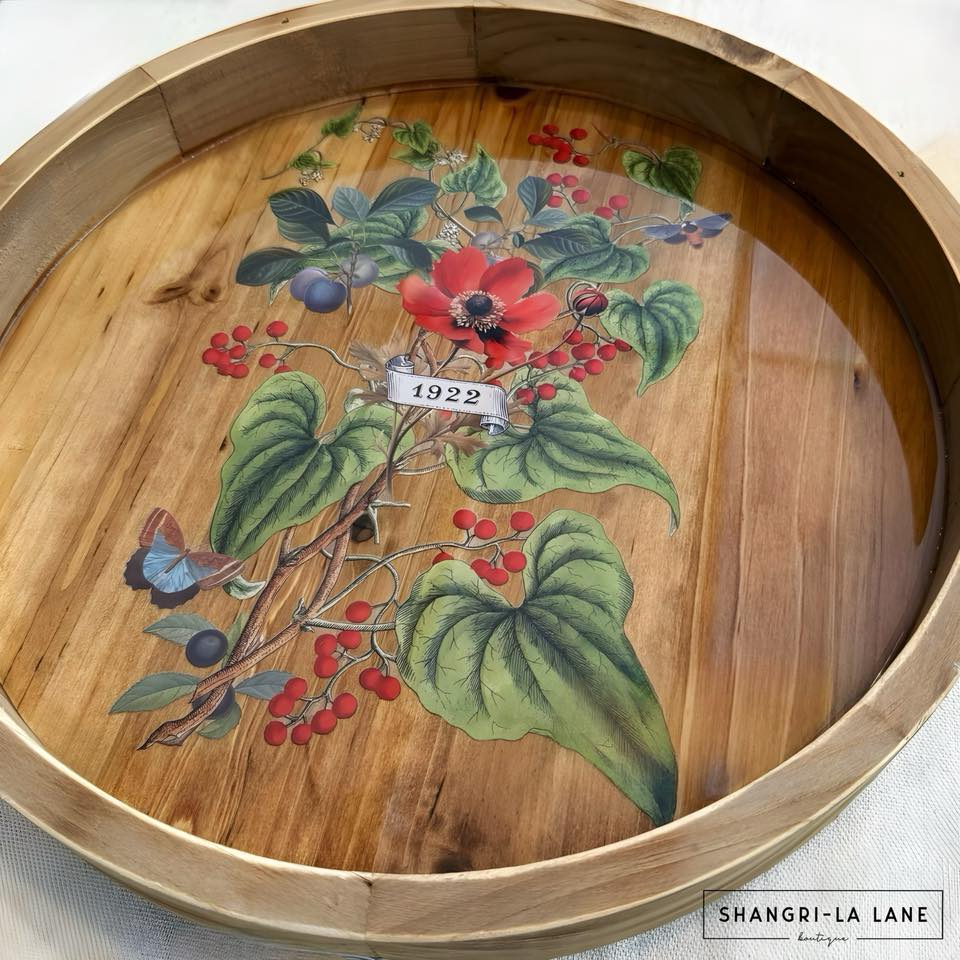Lazy Susan Workshop: Transfers & Resin