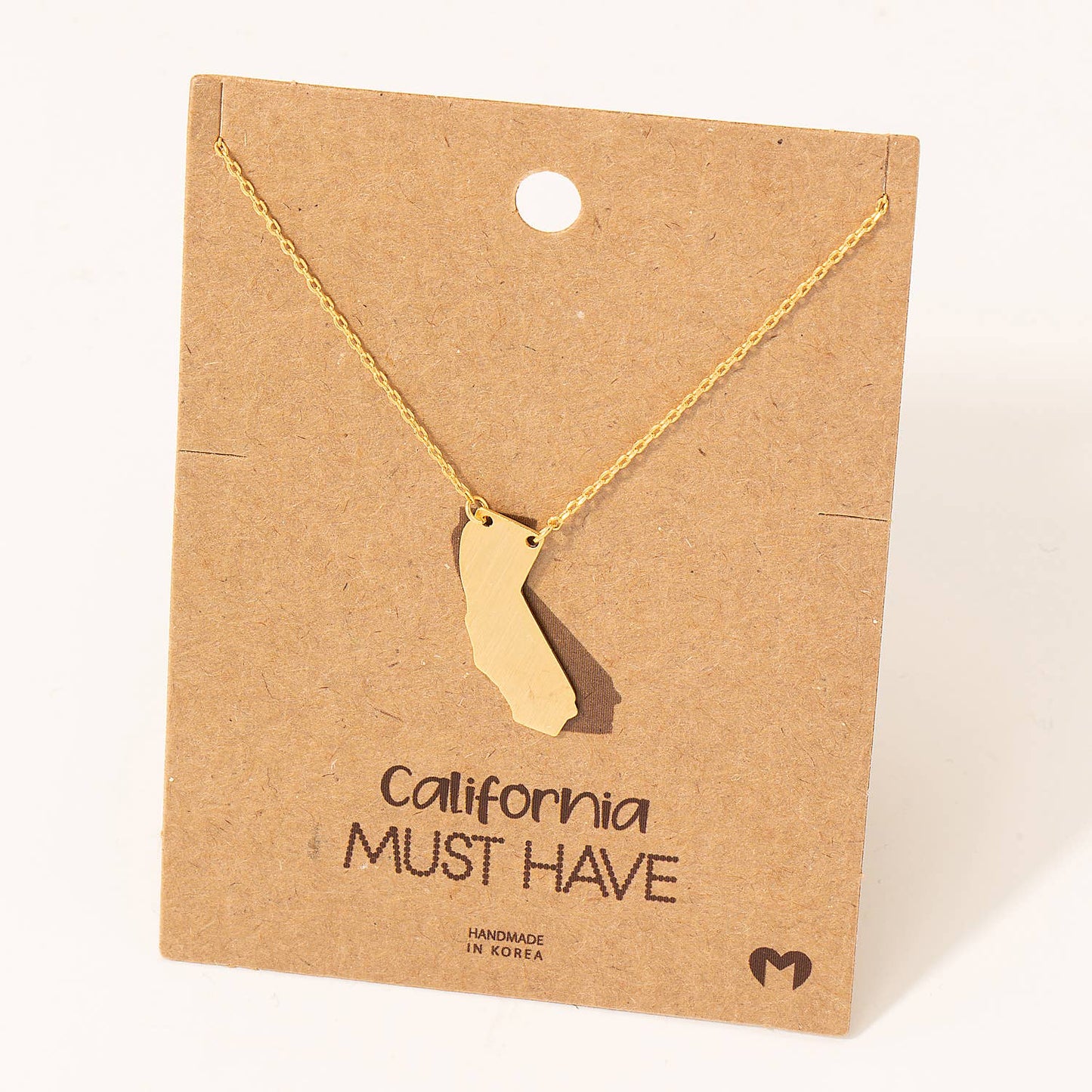 California State Pendant Necklace