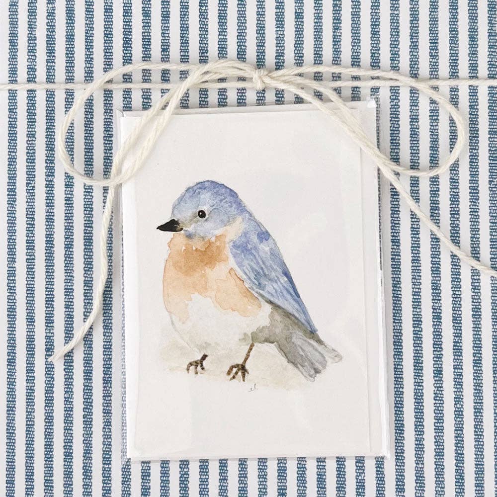 bluebird mini notecard