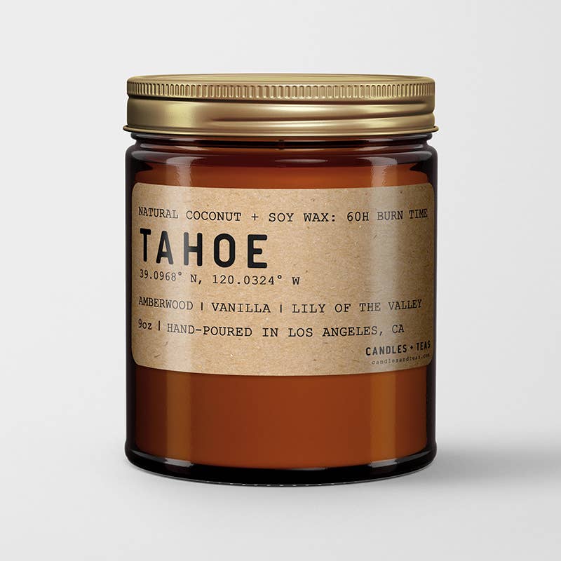 Lake Tahoe California Candle