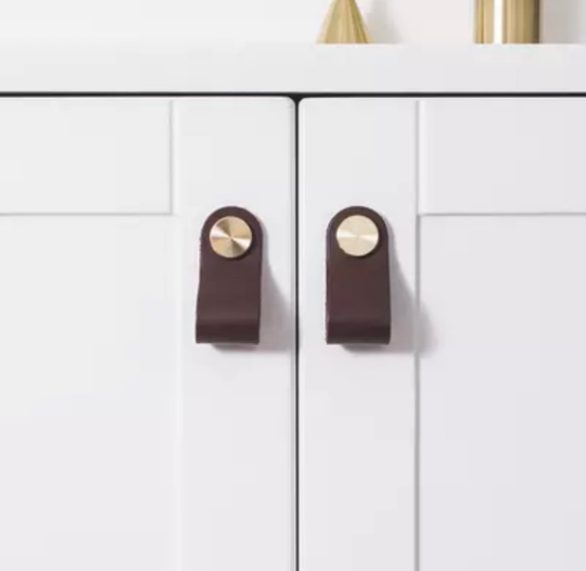 Faux leather Loop Knobs (Single)