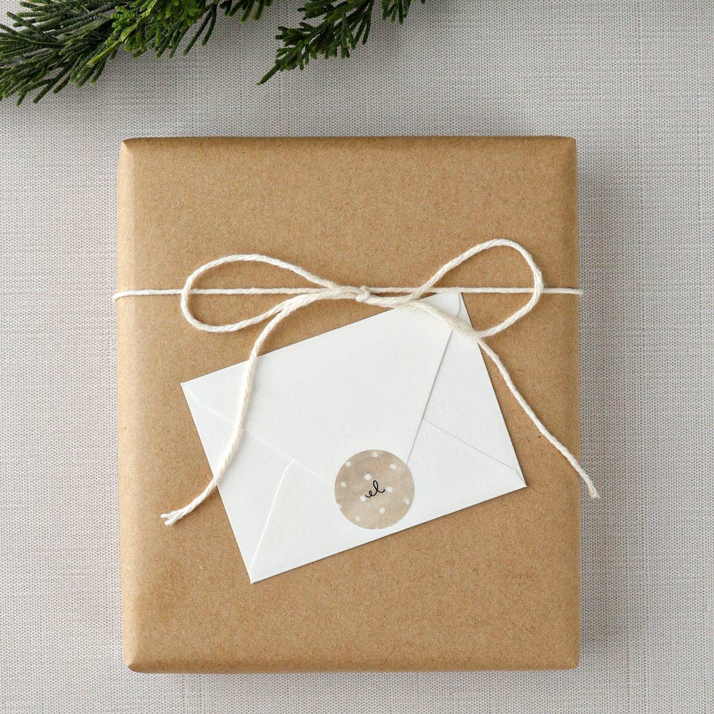 reindeer mini notecard
