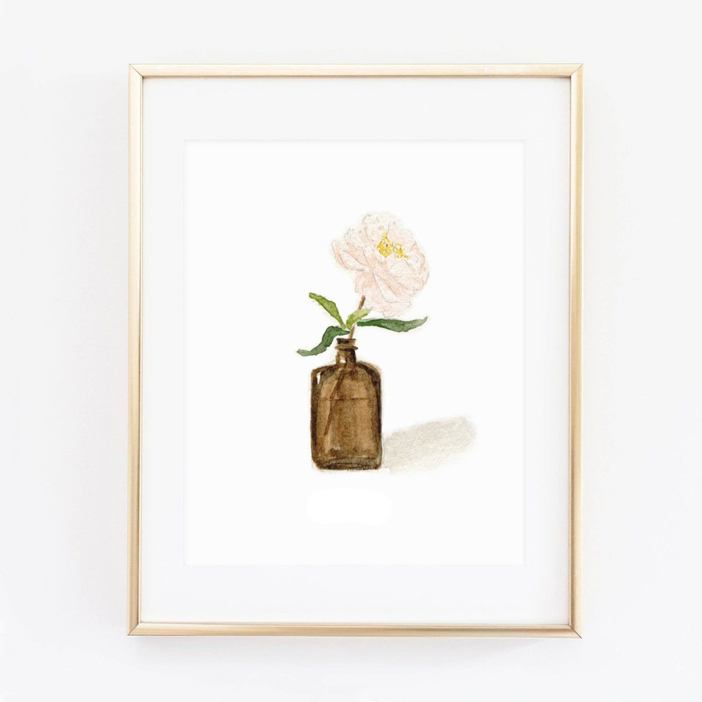 Peony art print