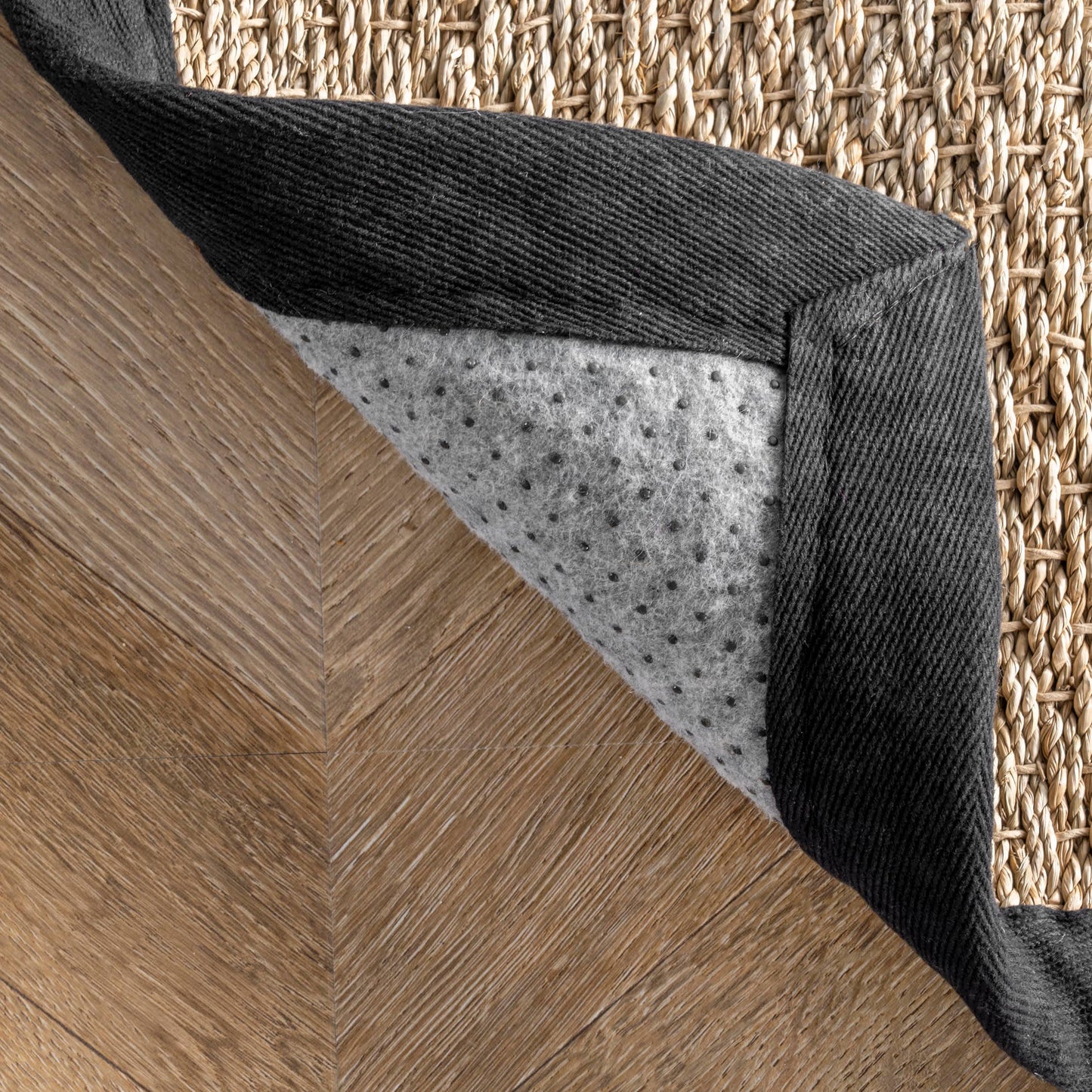 Elijah Seagrass with Border Area Rug