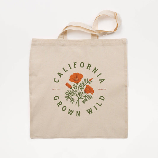 California Grown Wild Tote Bag