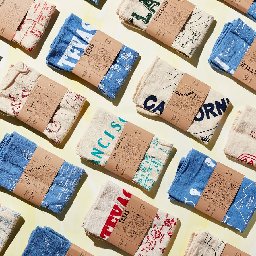 California Tea Towels
