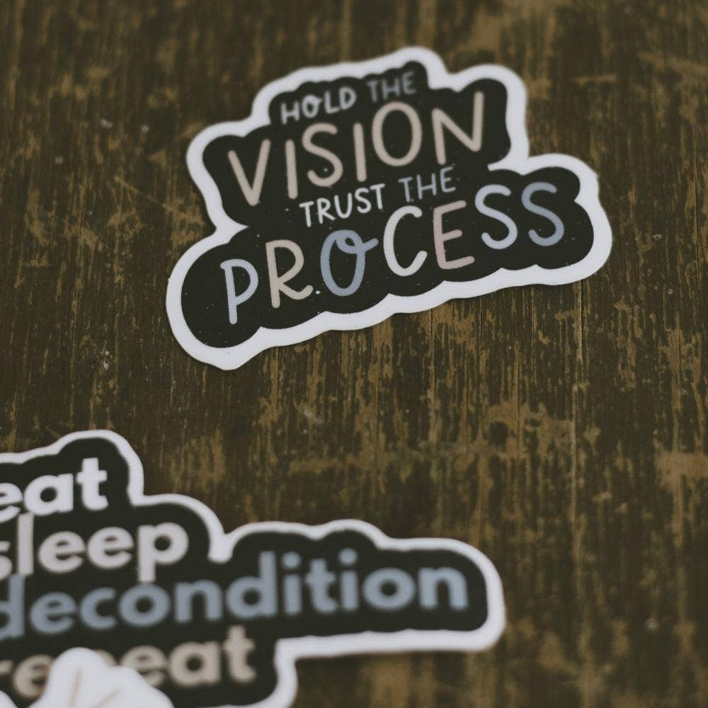 Trust the Vision Matte Sticker, Motivational. Stationery