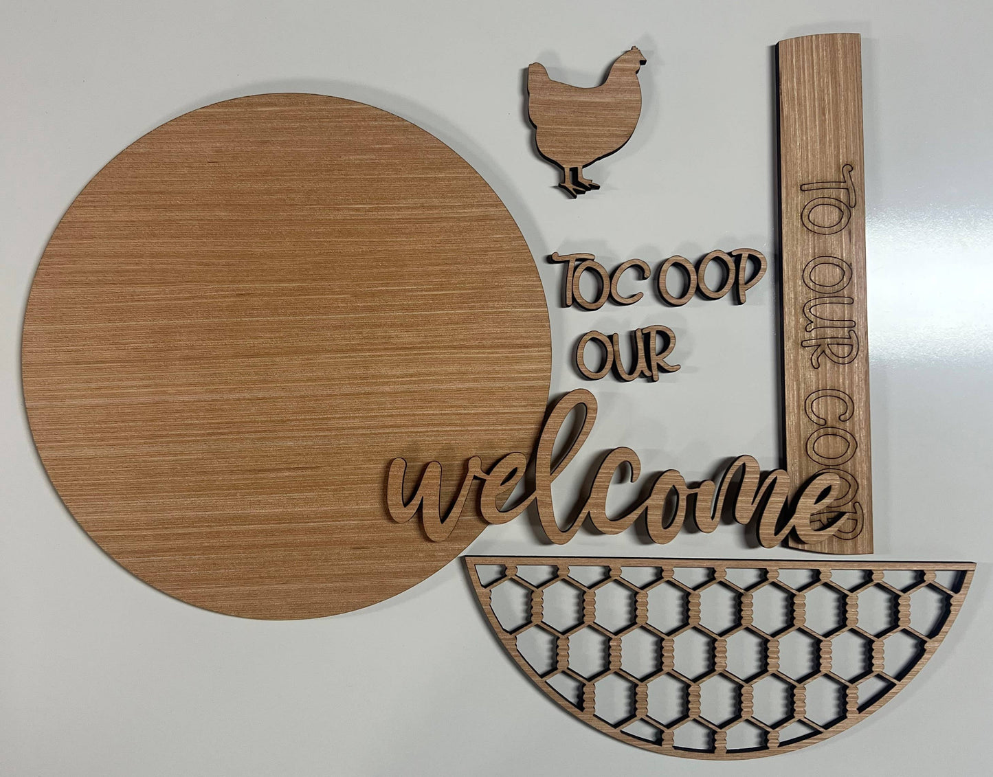 Welcome to our Coop Door Hanger DiY