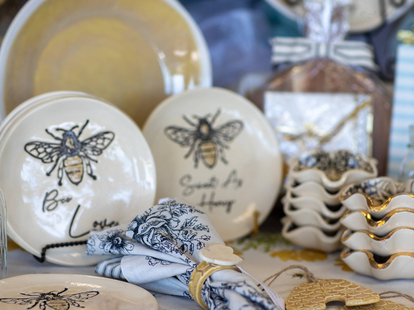 Ceramic Bee Plate