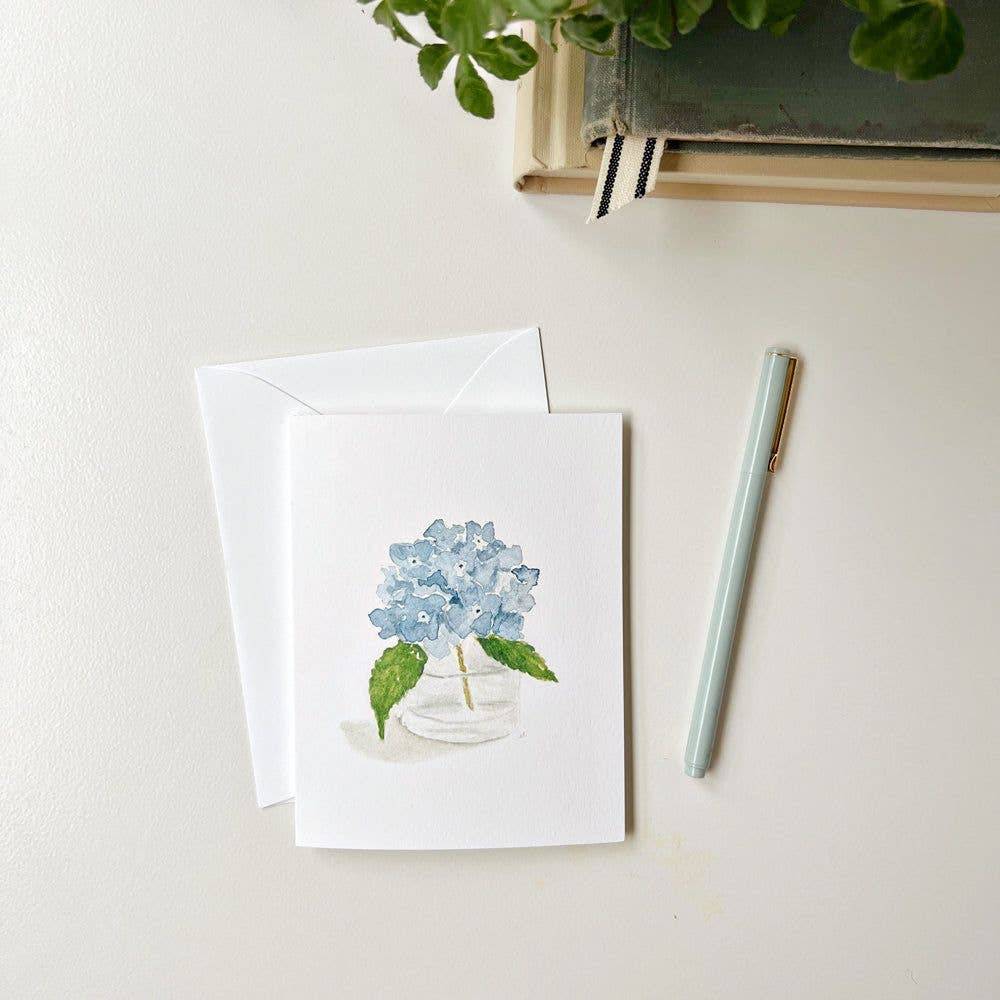 hydrangea notecards