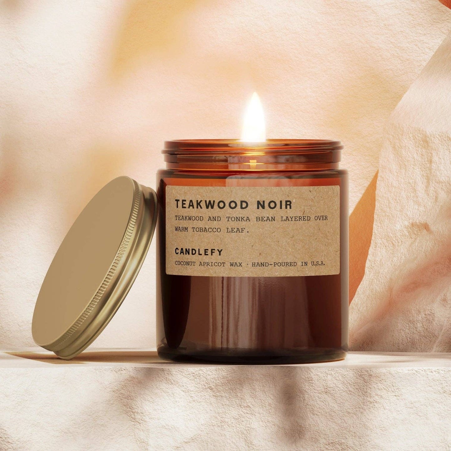Teakwood Noir Candle