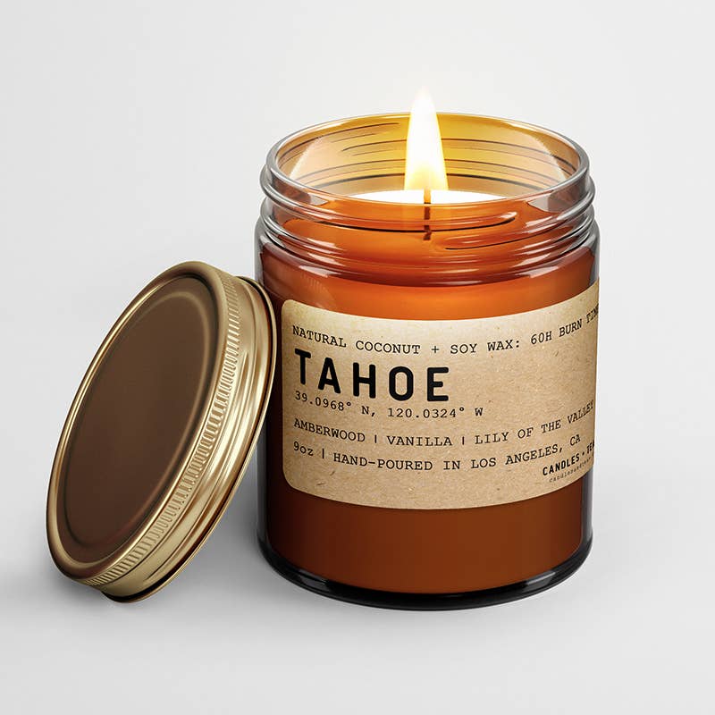 Lake Tahoe California Candle