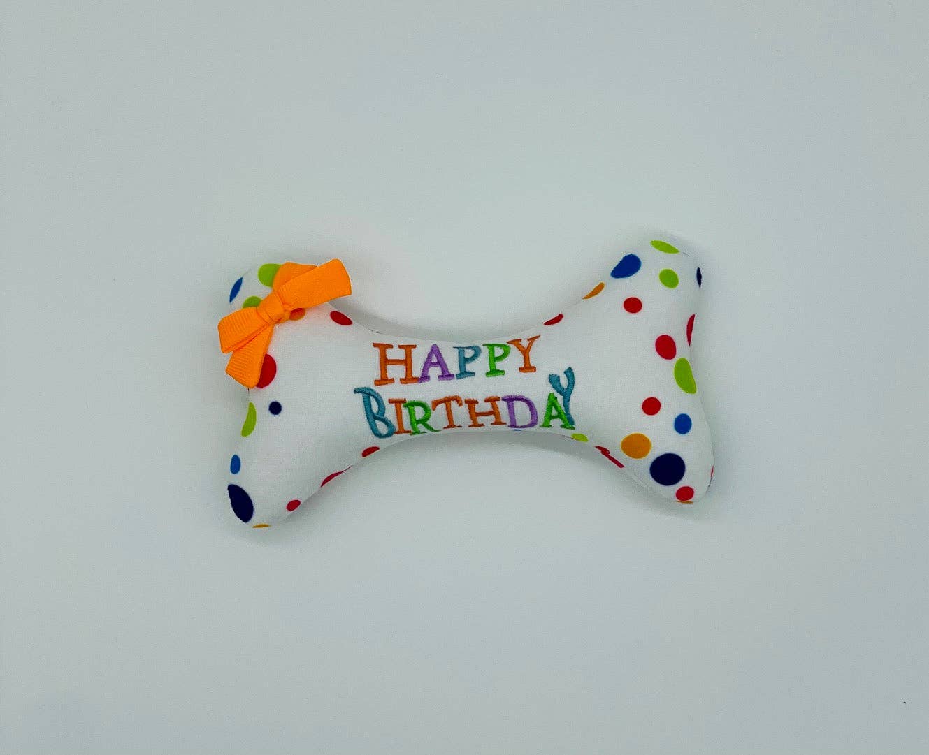 Birfday Bone Plush Pet Toy for Dogs