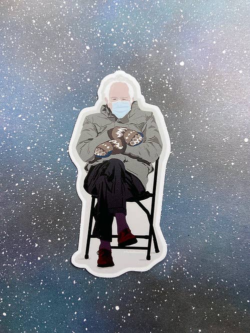 Bernie's Mittens Stickers