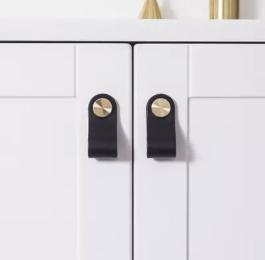 Faux leather Loop Knobs (Single)