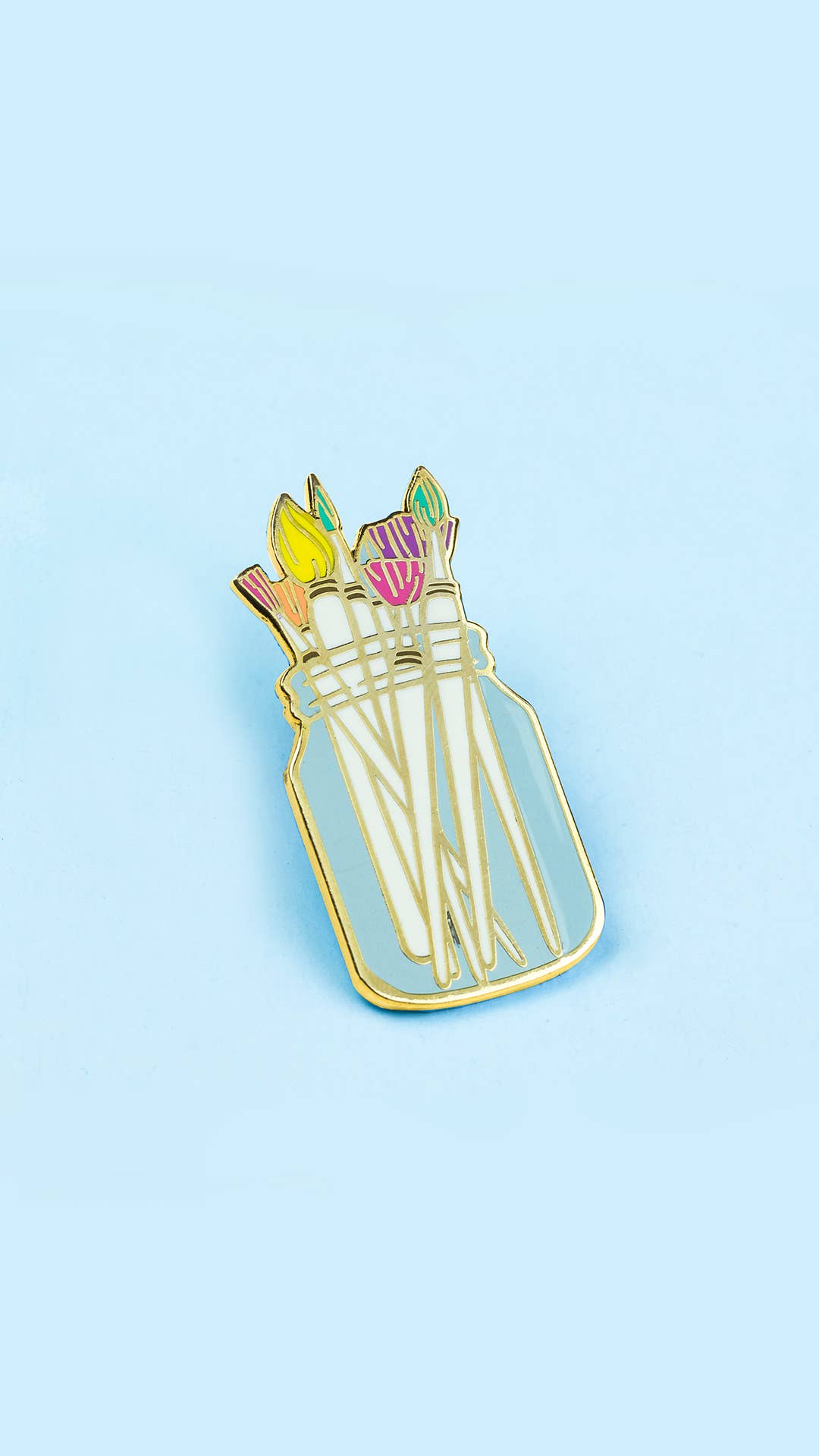 Paint Brushes Enamel Pin, Artist Gift, Graphic Designer