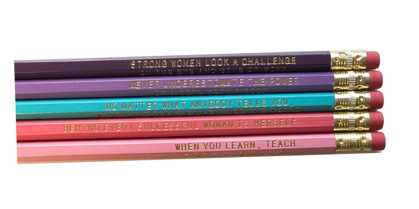Strong Women Pencil Set
