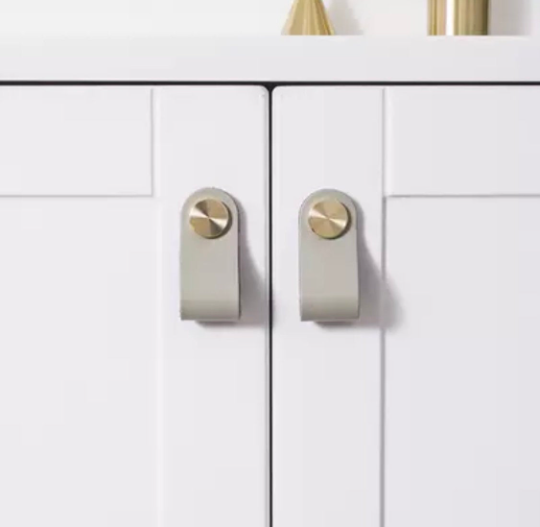 Faux leather Loop Knobs (Single)