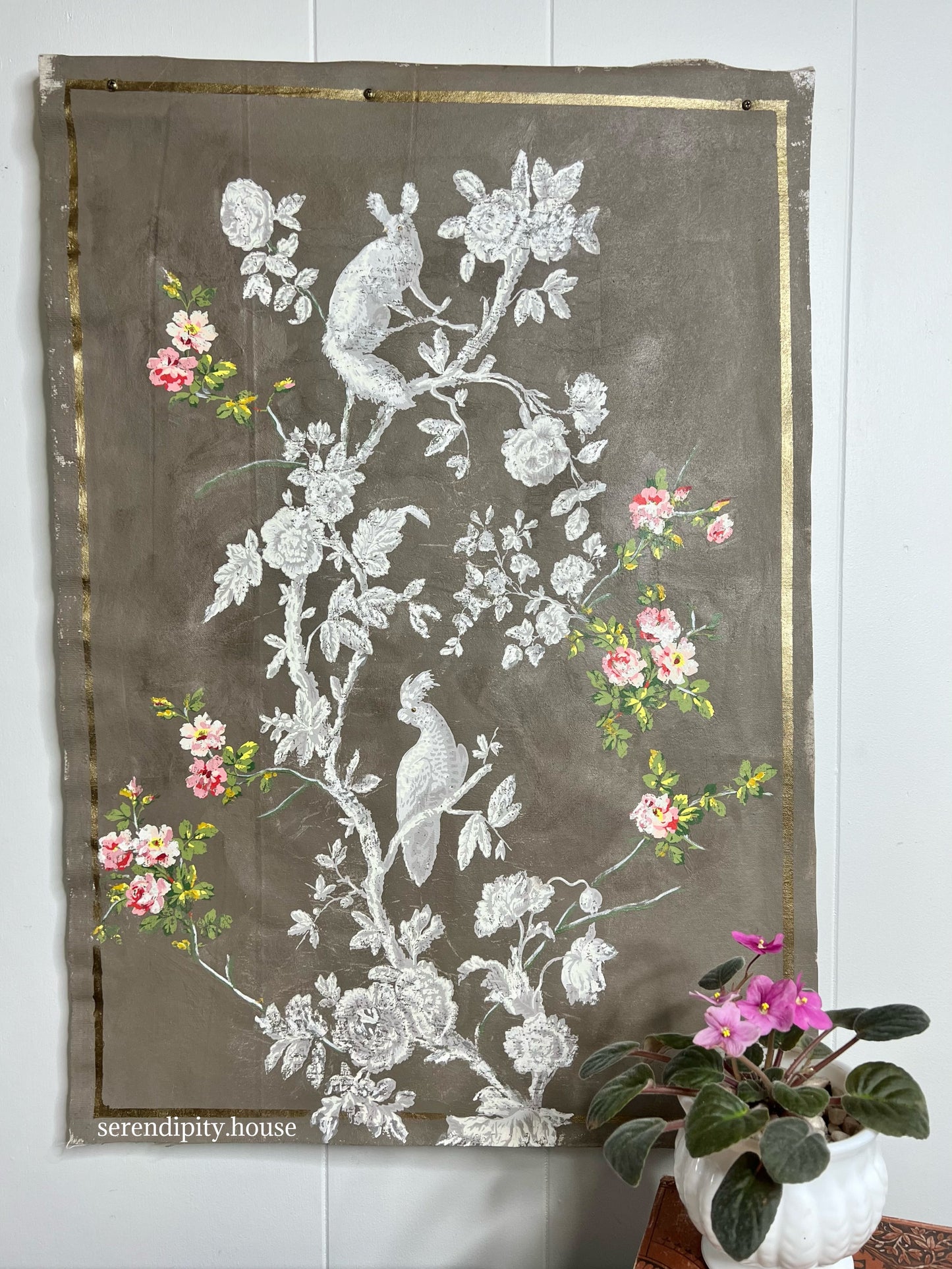 Rose Chintz Paint Inlay