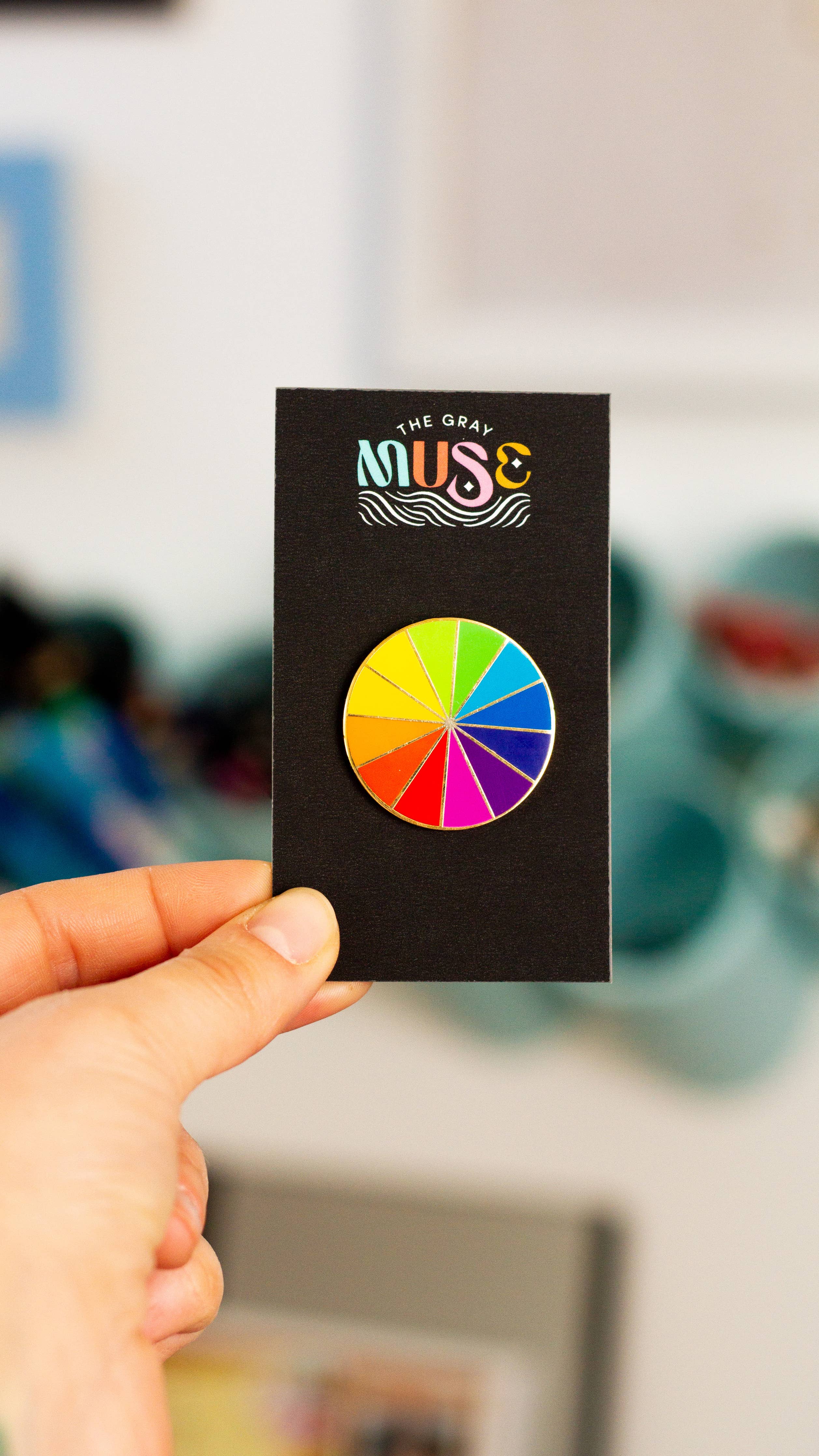 The Gray Muse Enamel Pin Paint Water Cup
