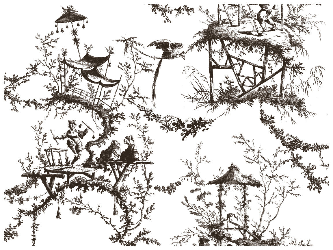 Petit Parasols Paint Inlay