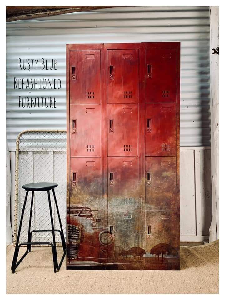 Vintage Car Mint Decoupage Paper