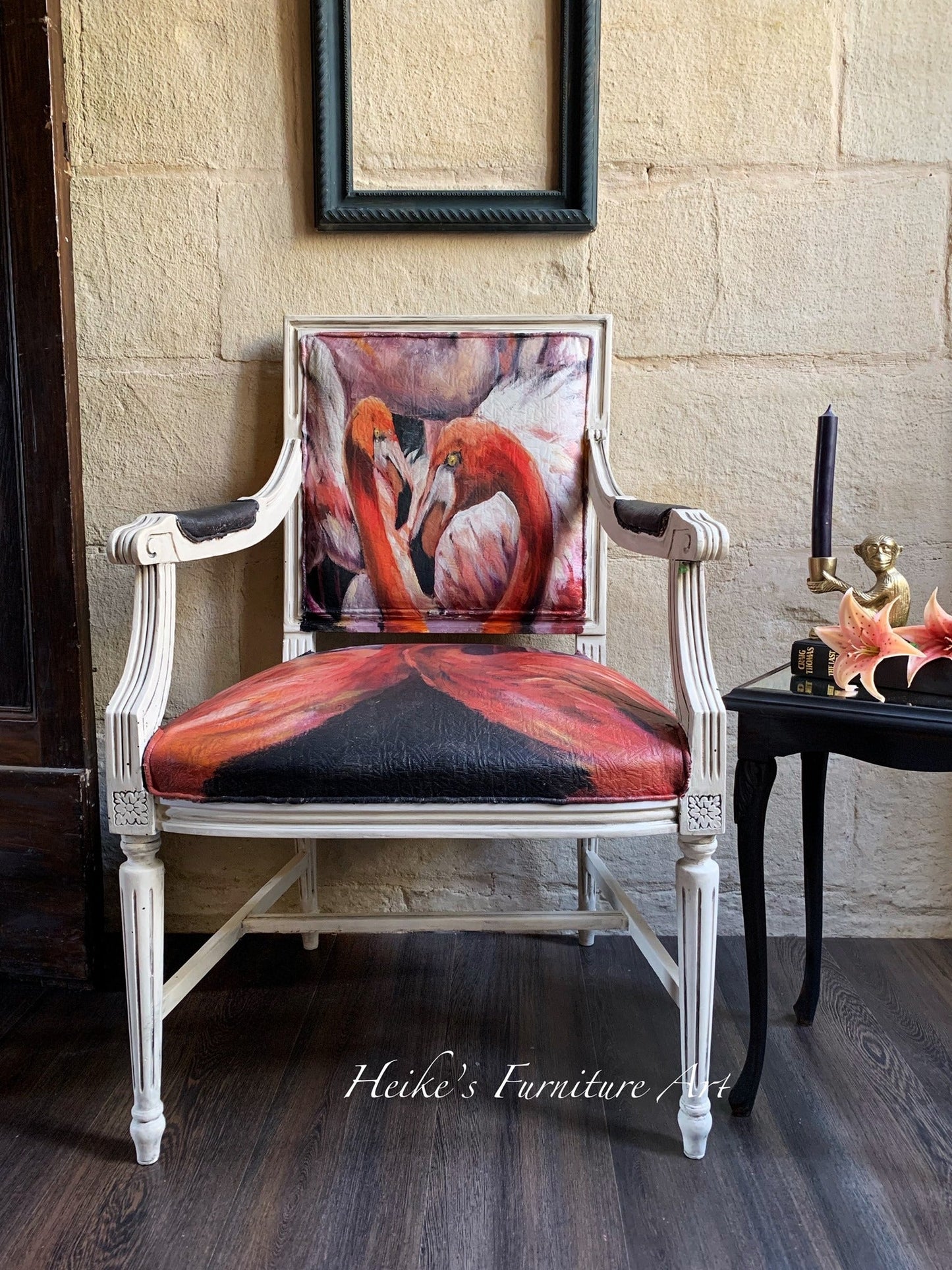 Flamingo Mint Decoupage Paper