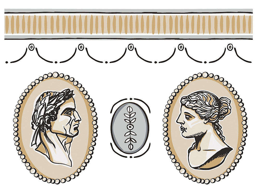 Classical Cameo Paint Inlay