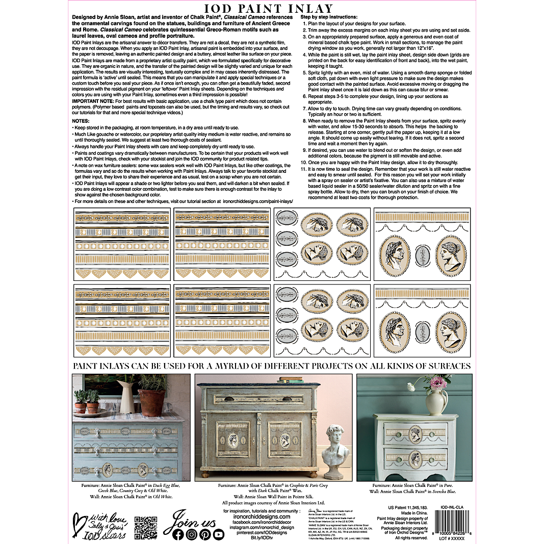 Classical Cameo Paint Inlay