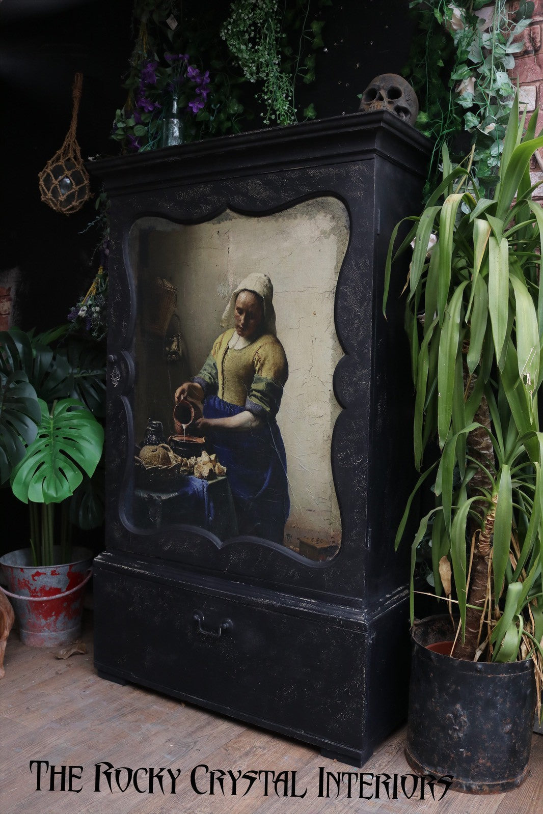 Milkmaid Mint Decoupage Paper