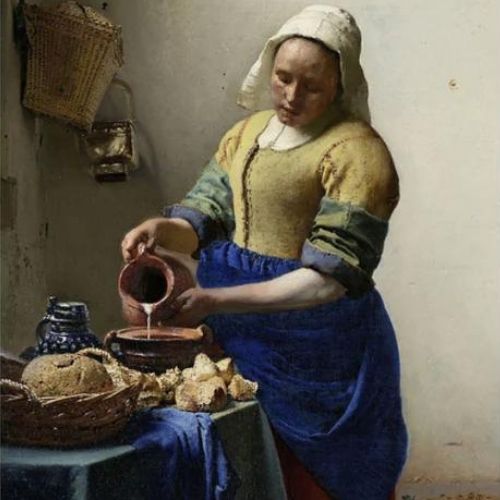 Milkmaid Mint Decoupage Paper