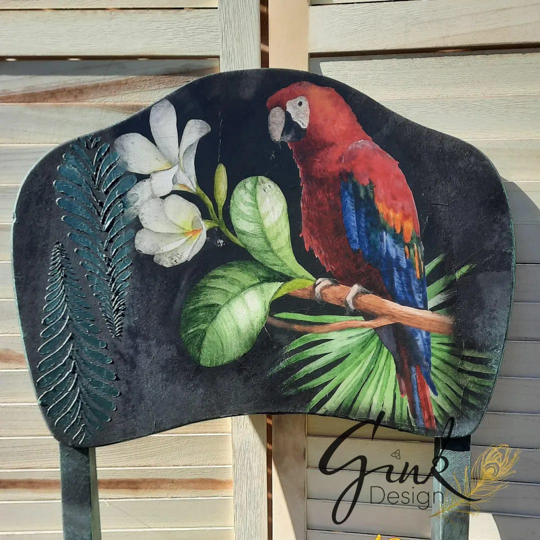 Parrot Mint Decoupage Paper