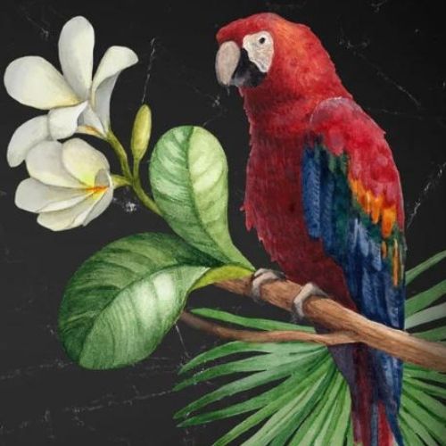 Parrot Mint Decoupage Paper