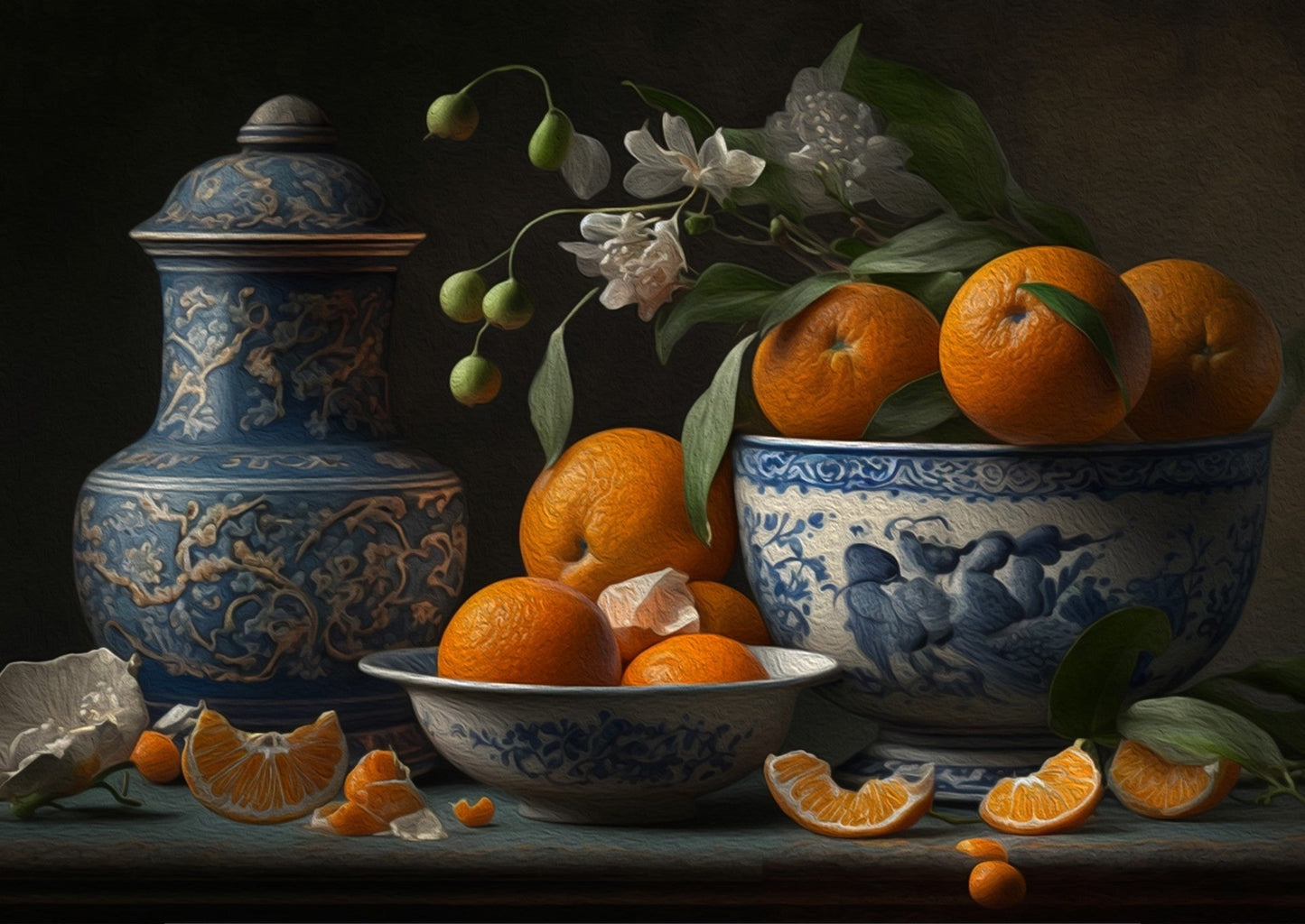 Still Life Mint Decoupage Paper