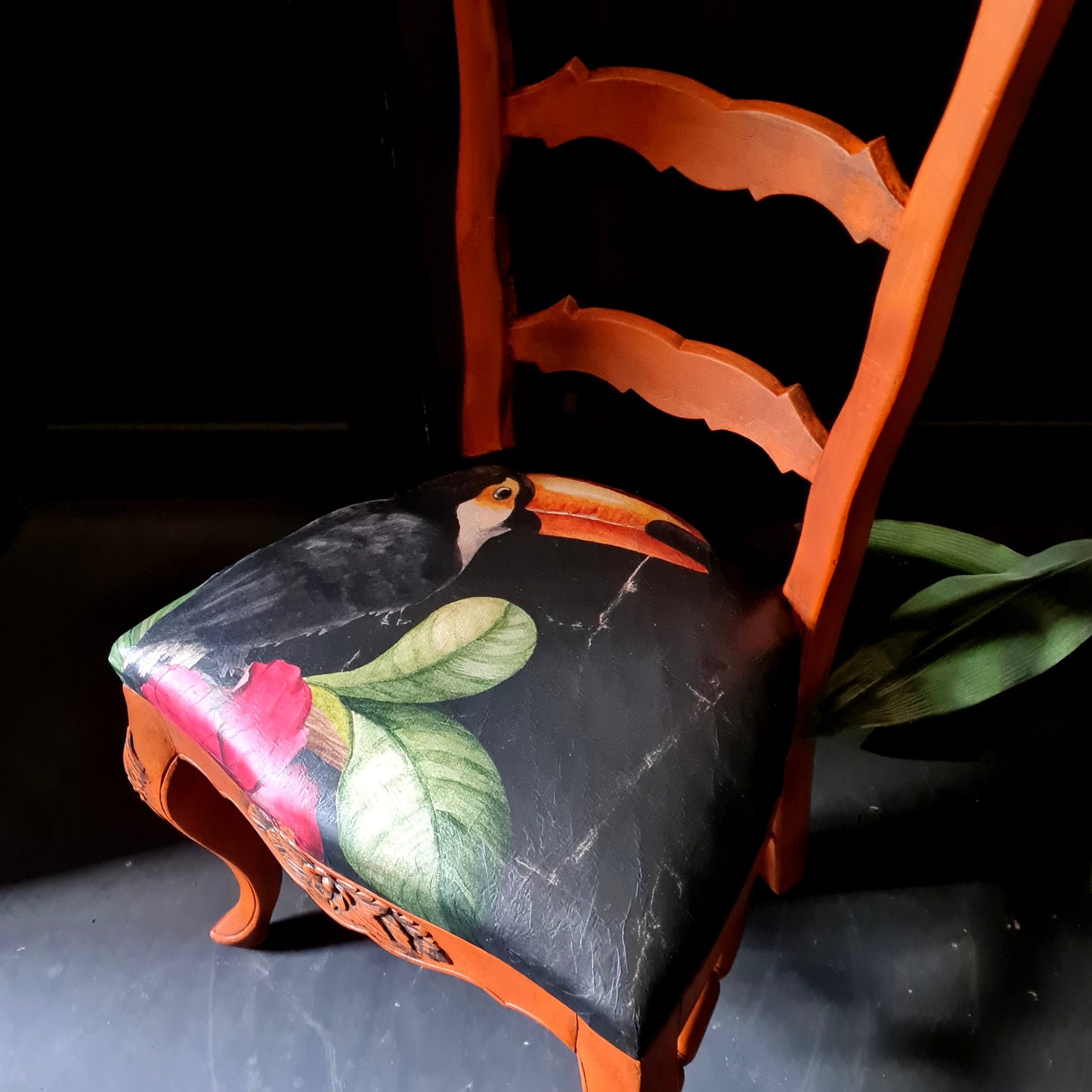 Toucan Mint Decoupage Paper