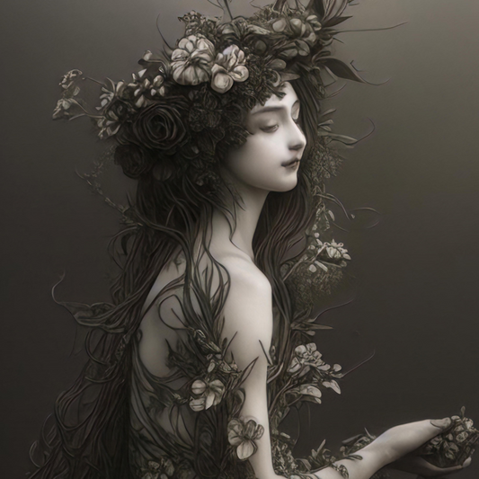 Siren - Mint Decoupage Paper