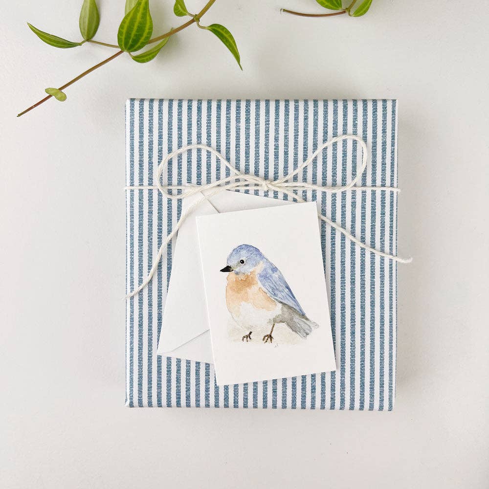 bluebird mini notecard