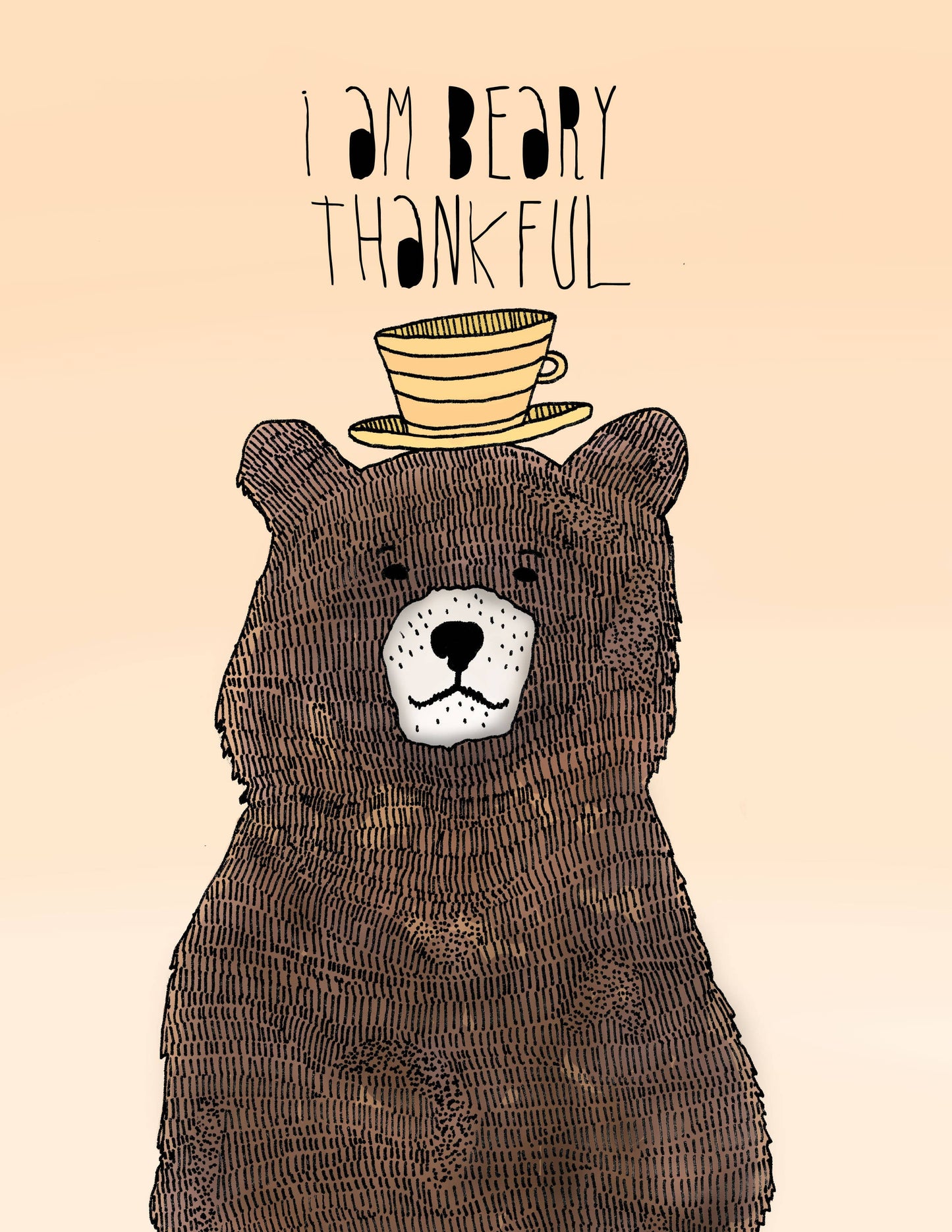 Beary Thankful - Thank You Card