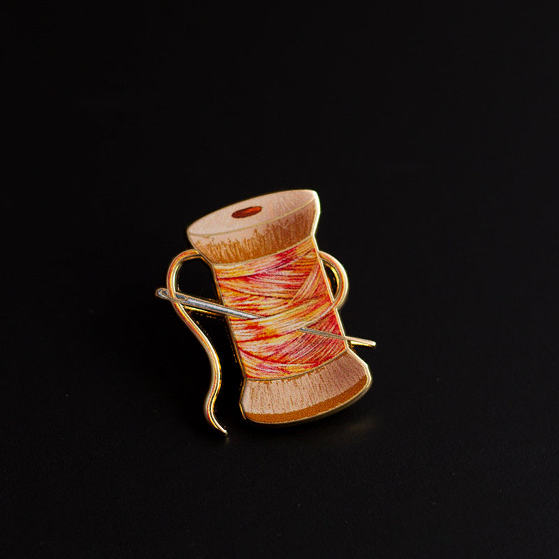 Needle & Thread Enamel Pin (Sunset)