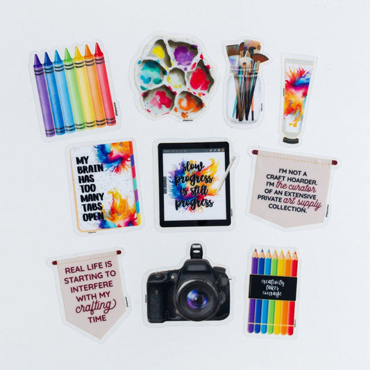 The Creative Sticker Bundle (10 Stickers): LIMITED EDITION SET
