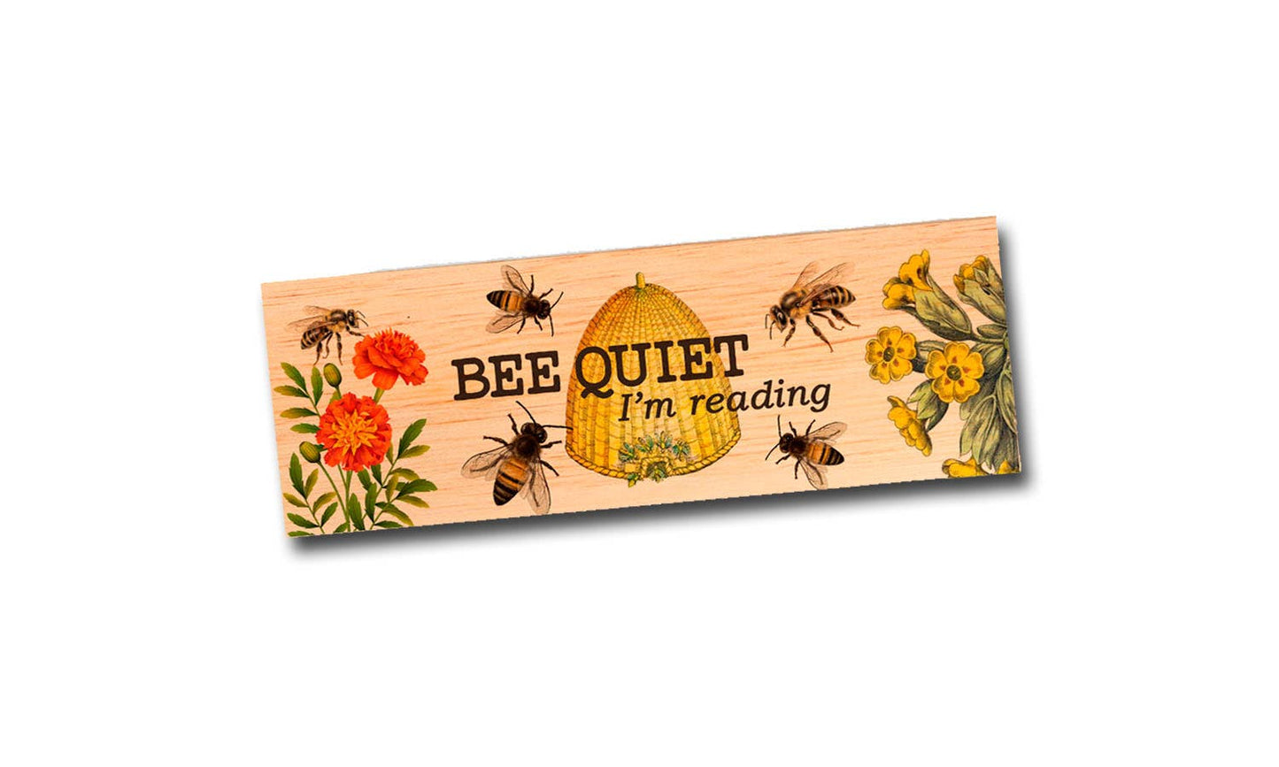 Bee Quiet... I'm Reading | Bookmark